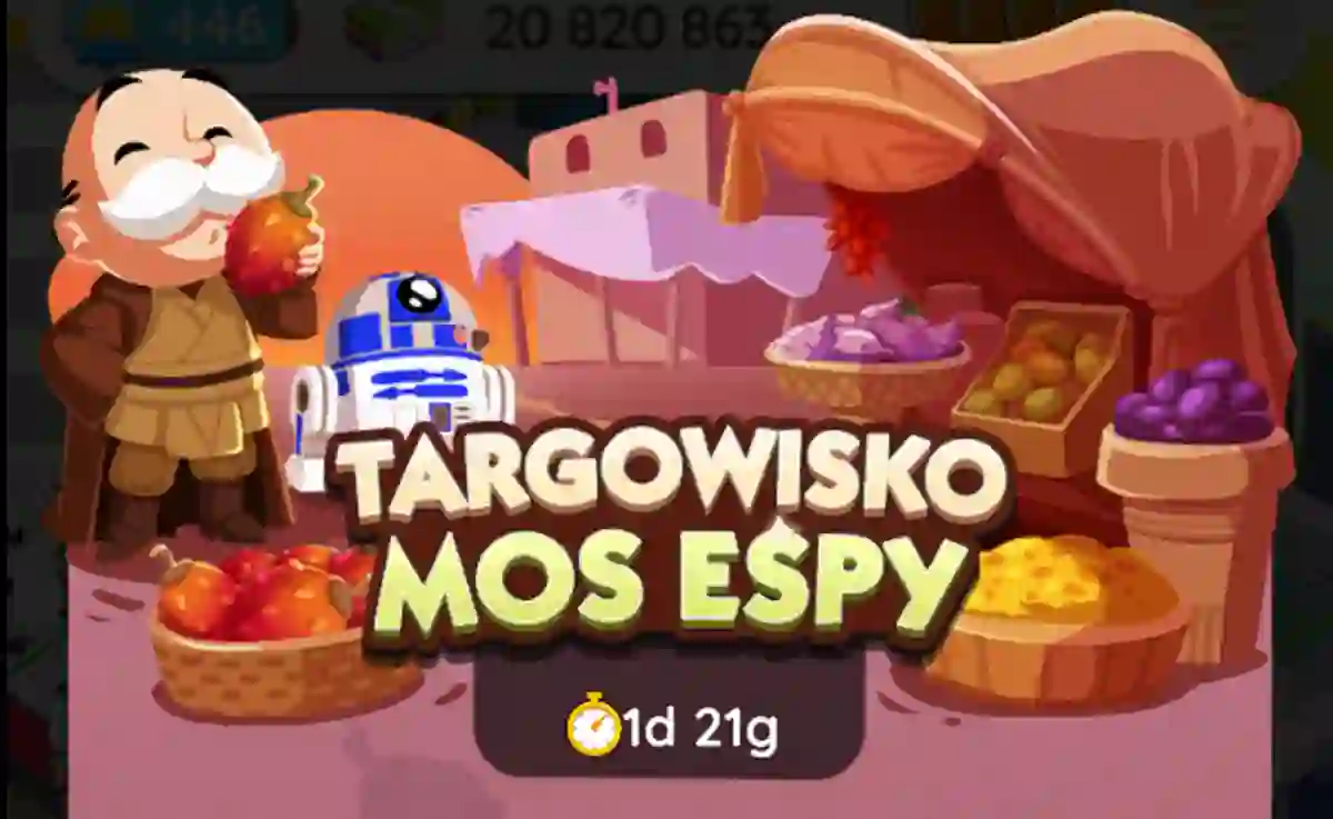 Wydarzenie Monopoly Go Targowisko Mos Espy (lista nagród)